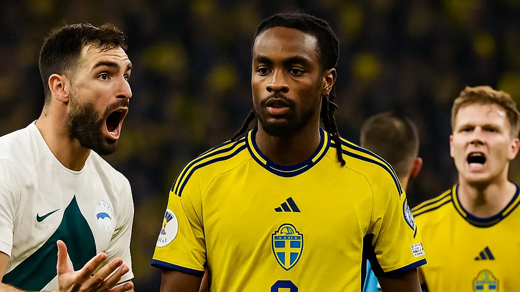 fotboll sverige slovenien