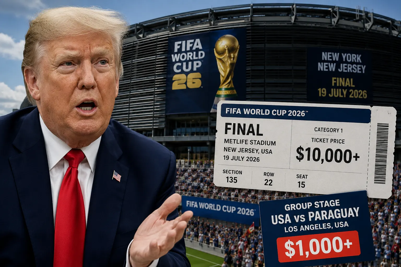 Donald Trump fotbolls-VM
