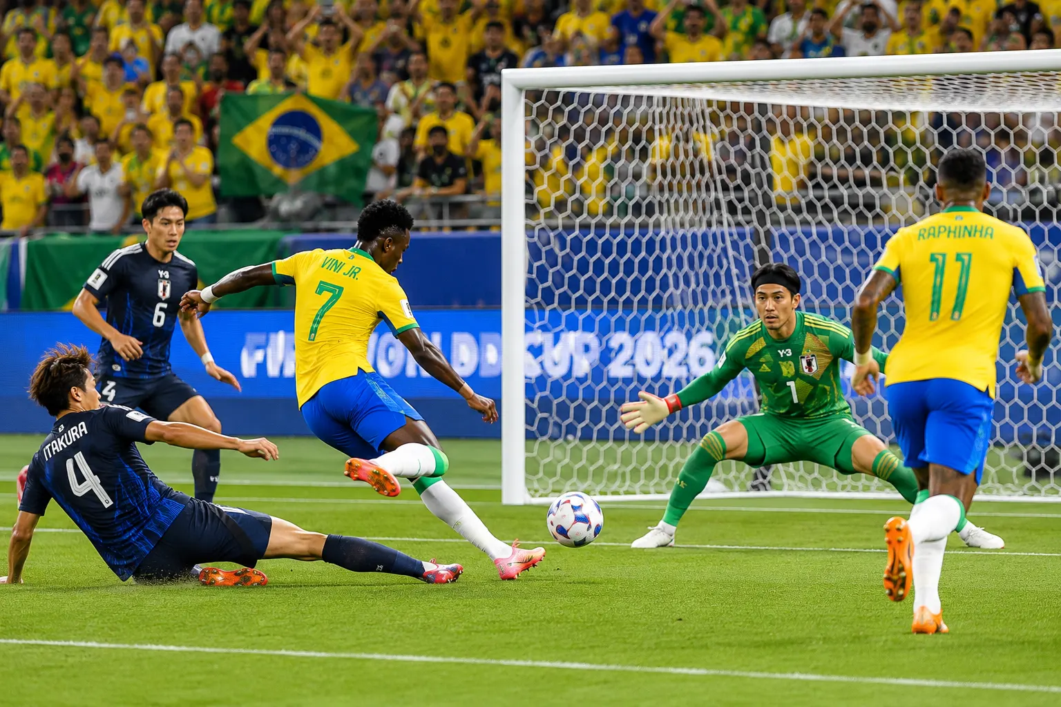 Brasilien-Japan fotbolls-VM 2026