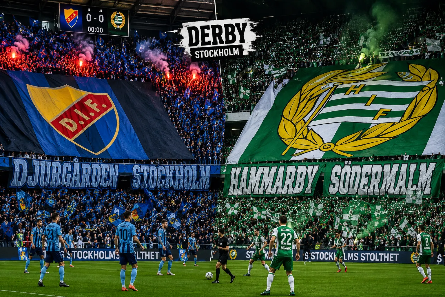 Derby Djurgården mot Hammarby