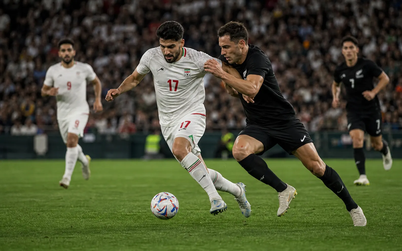 Iran mot Nya Zeeland i fotbolls-vm 2026