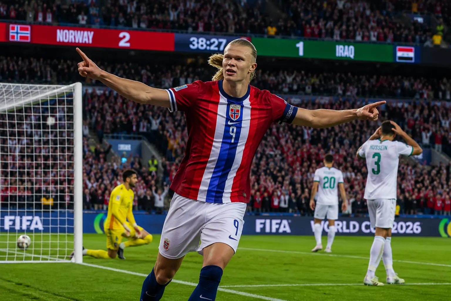 Norge-Irak fotbolls-vm 2026