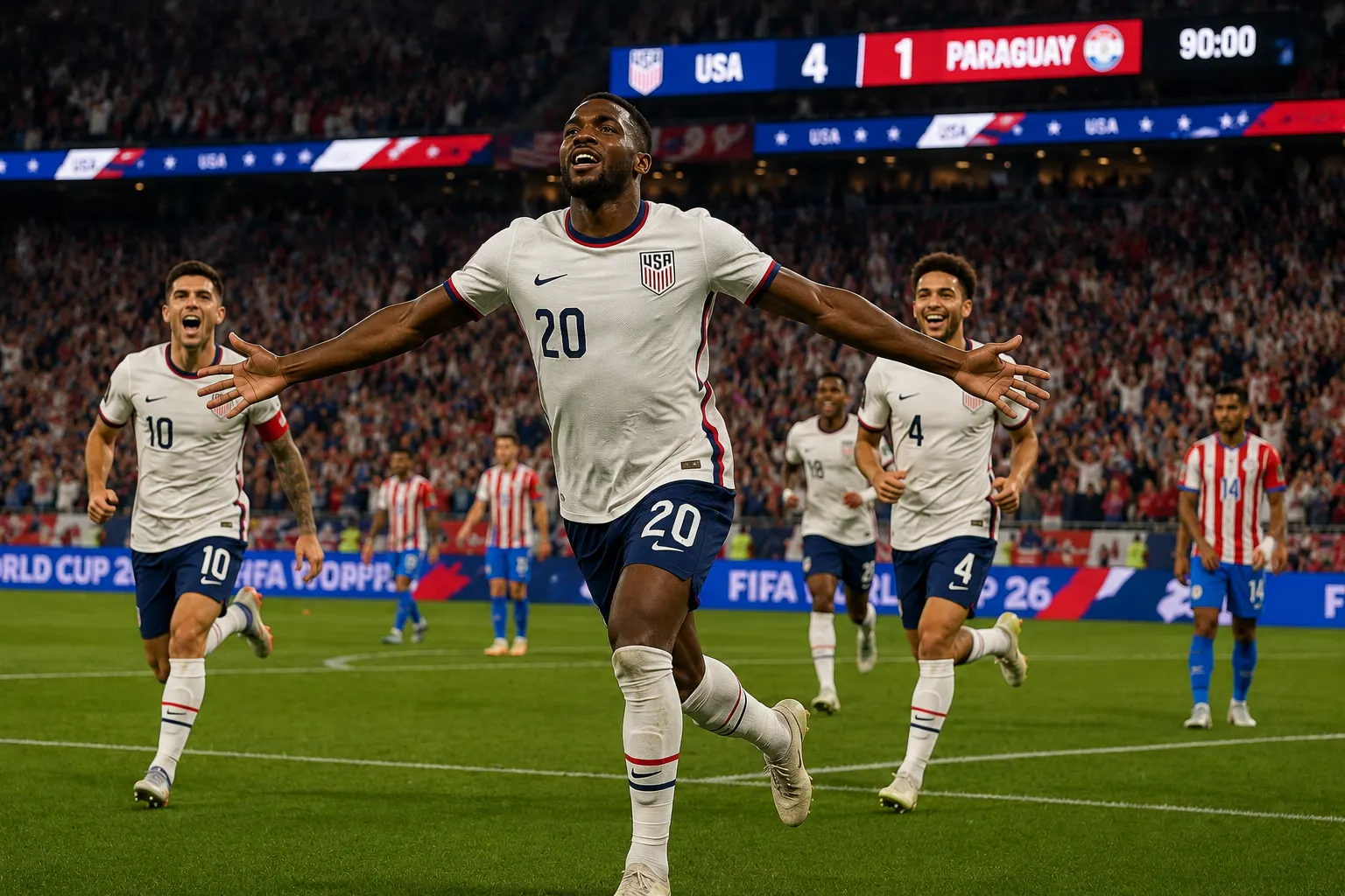 USA-Paraguay fotbolls-VM 2026