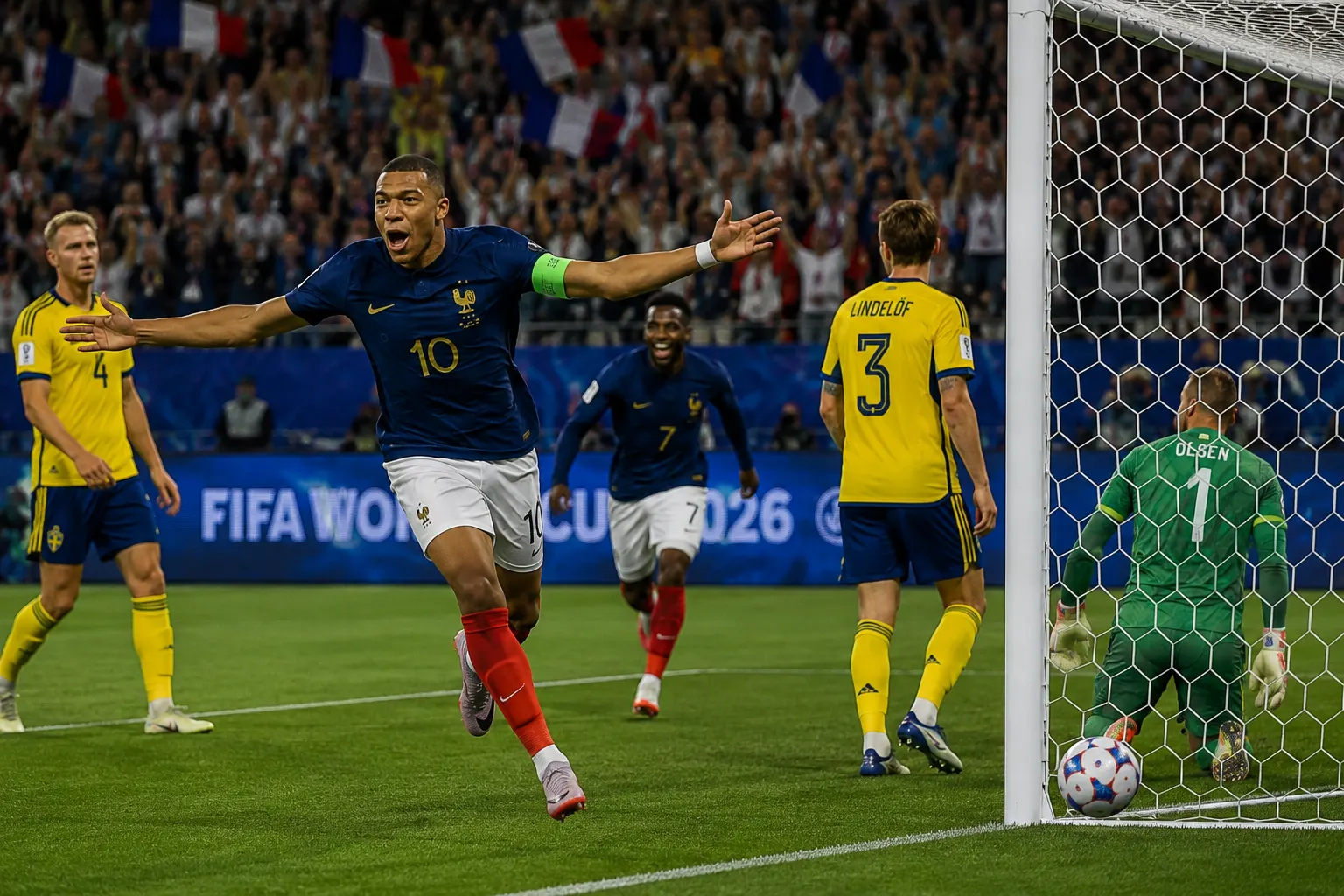 Frankrike-Sverige fotbolls-VM 2026
